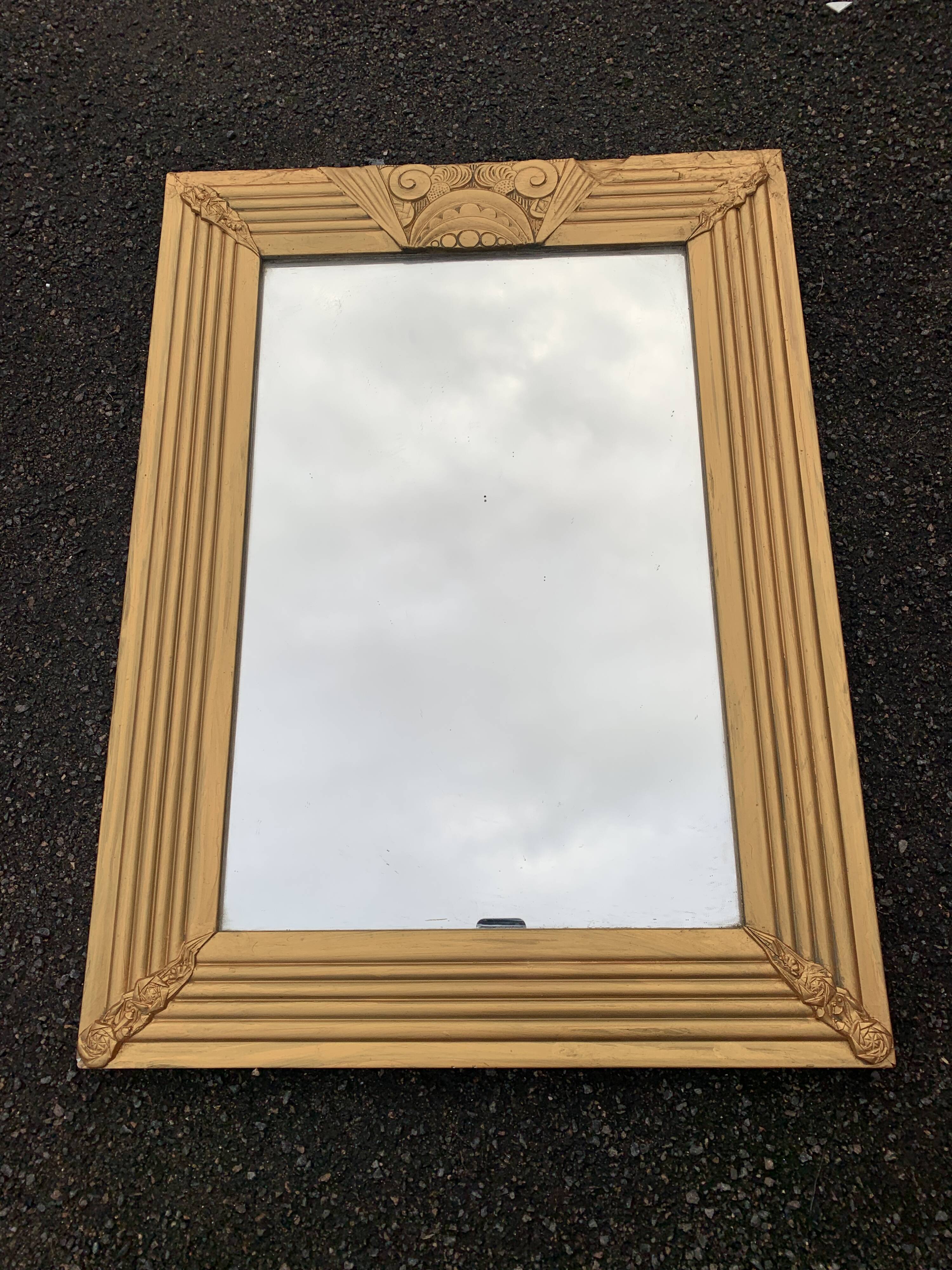 Old art deco style mirror