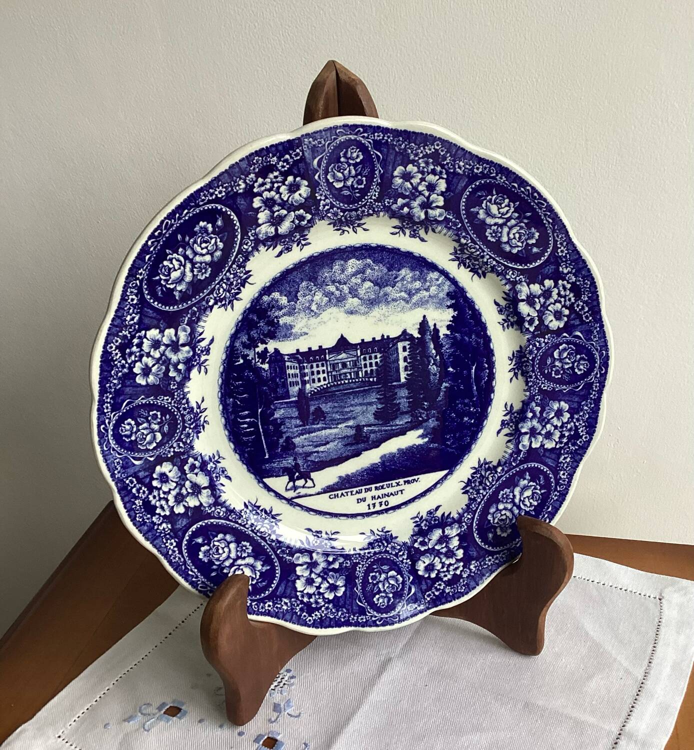 Assiette boch frères « keramis » - vintage
