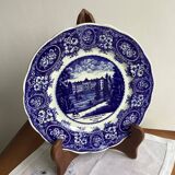 Assiette boch frères « keramis » - vintage