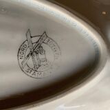 Empty pocket old st Jacques shell in st Amand Hamage earthenware