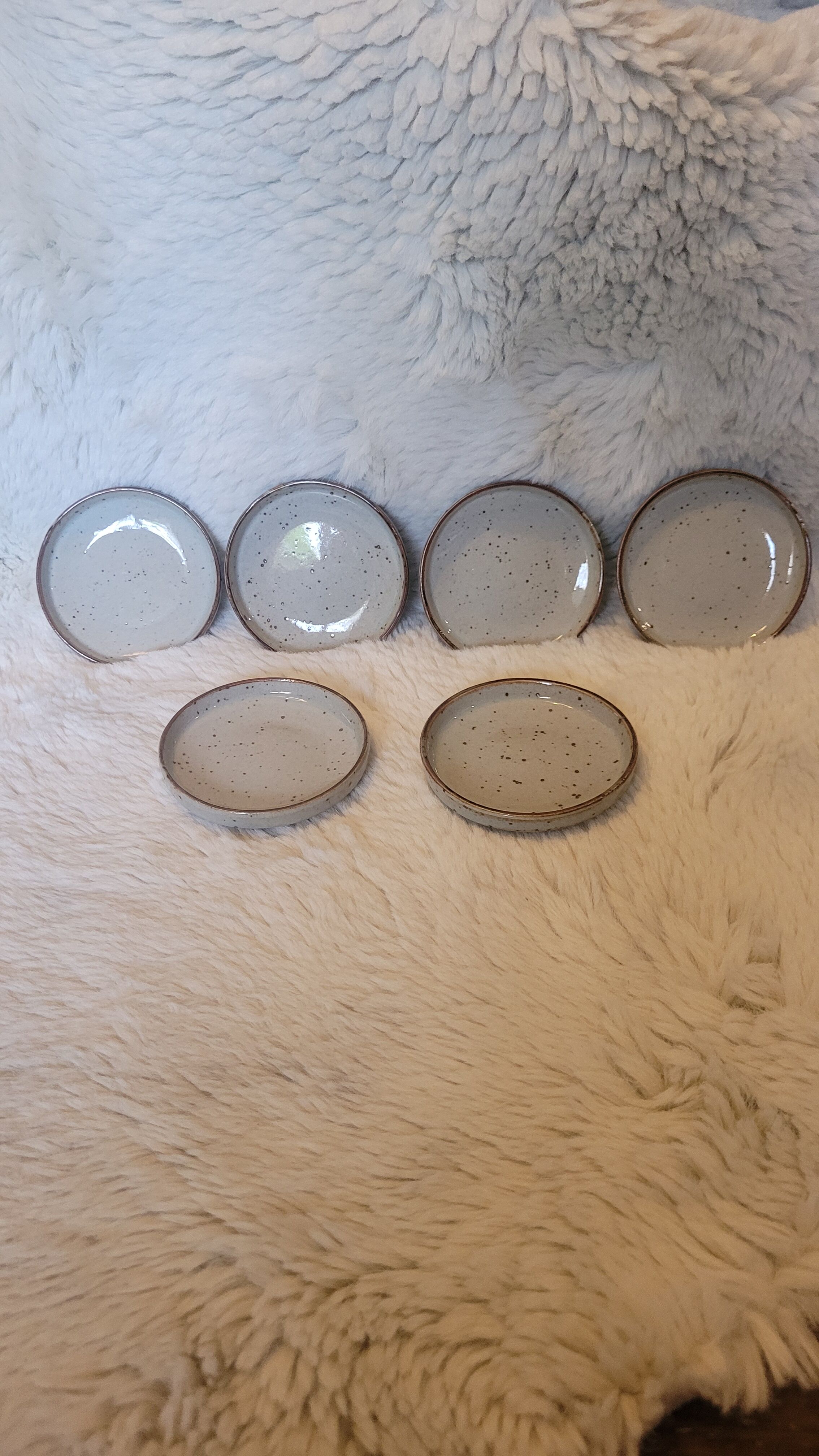 Vintage stoneware cute plates