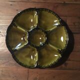 Set of 6 Gien oyster plates