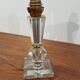 Cut glass lamp base from the 1940s