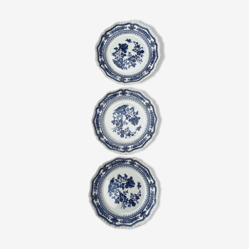 Lot de 3 assiettes plates Masson’s ironstone Manchu