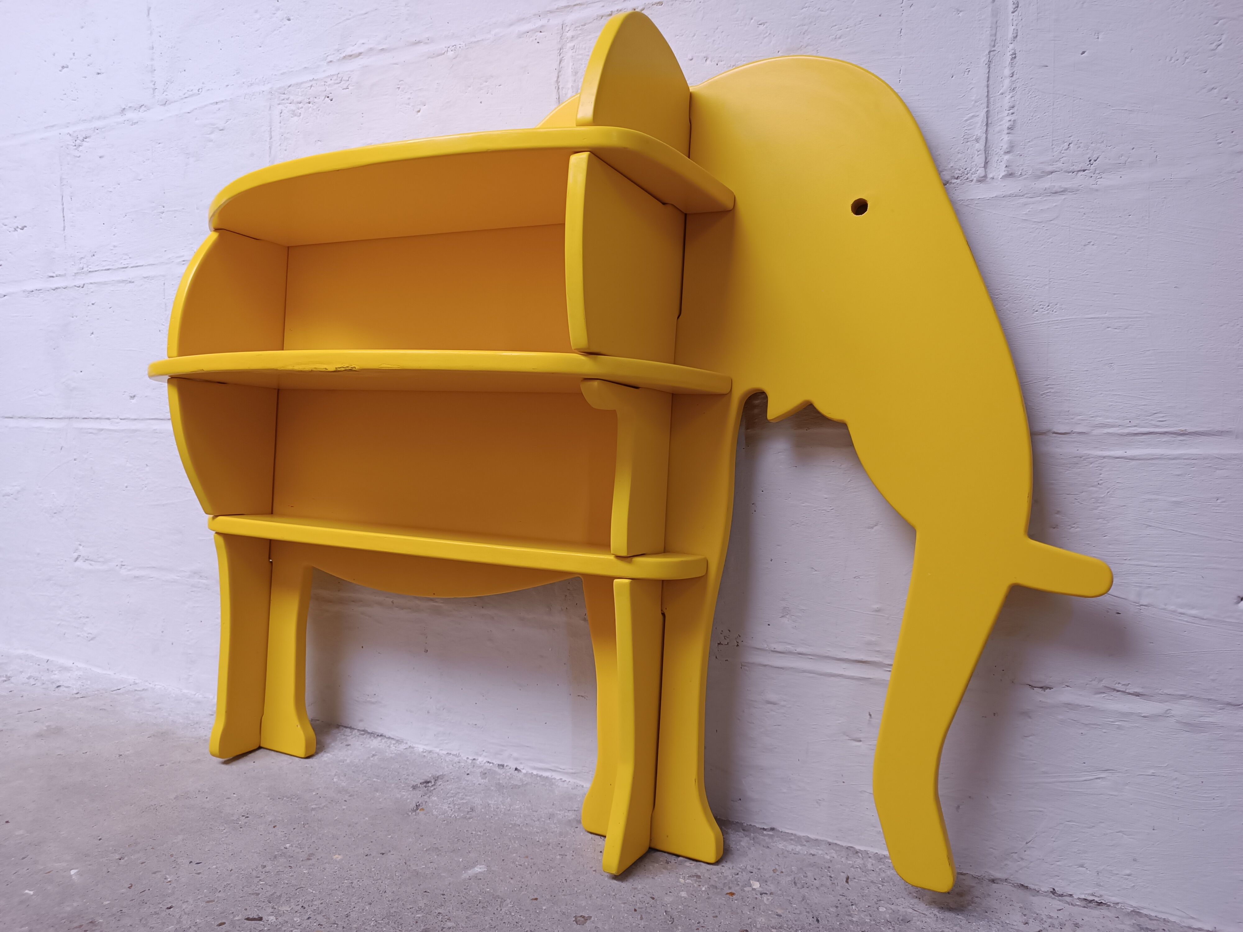 Habitat elephant wood bookcase 1980