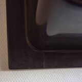 Prisunic brown plastic wall shelf