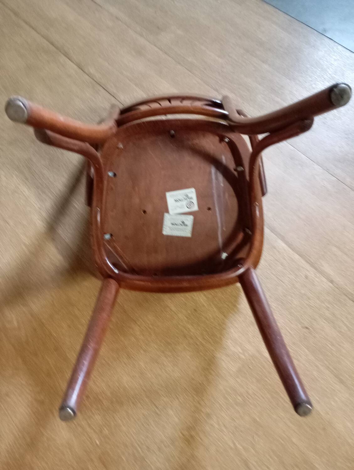 Vintage wooden bistro chair – Parisian café spirit