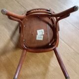 Vintage wooden bistro chair – Parisian café spirit