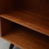 Teak bookcase, Danish design, 1970s, manufactured by Domino Møbler