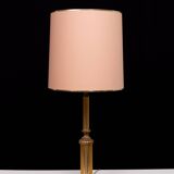 Hollywood Regency Gilded Brass Table lamp 1970s France