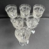 6 Wine glasses – Saint Louis Pasteur service