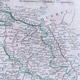 Carte ancienne de Guyenne par de Vaugondy vers 1753