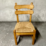 6 brutalist dining chairs