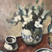 Huile sur toile, Nature morte, Pavel Roucka 1986