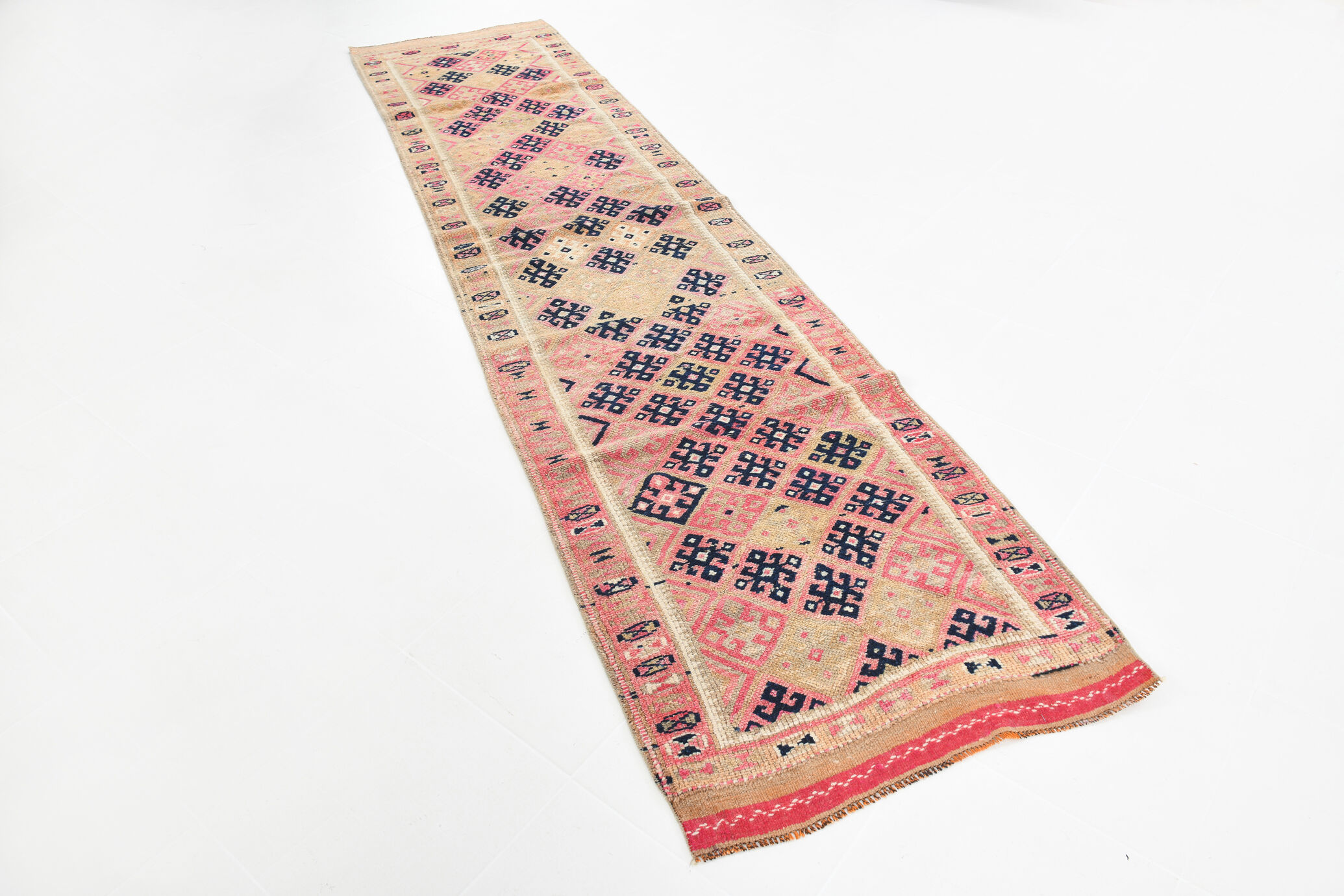 Long entrway runner rug 386x87cm