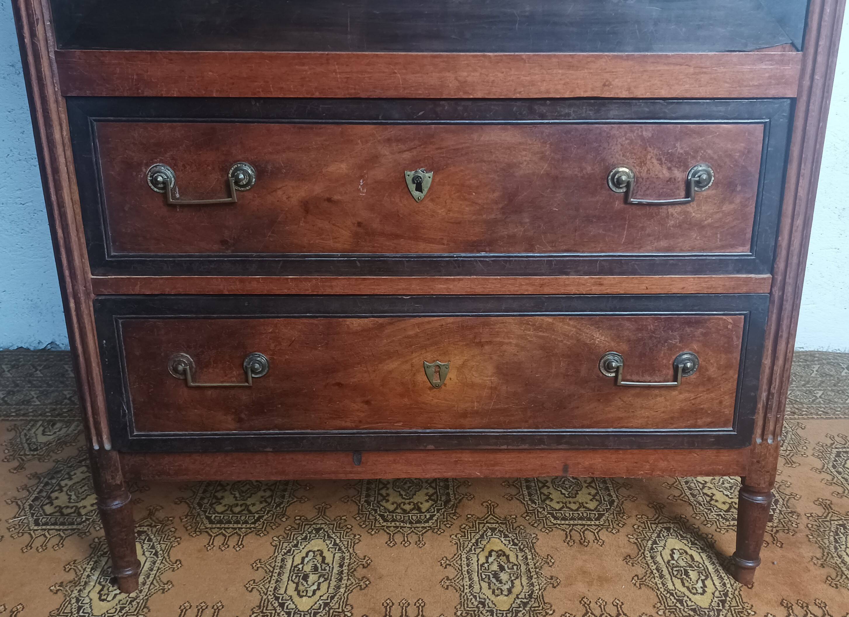 Louis XVI walnut secretary