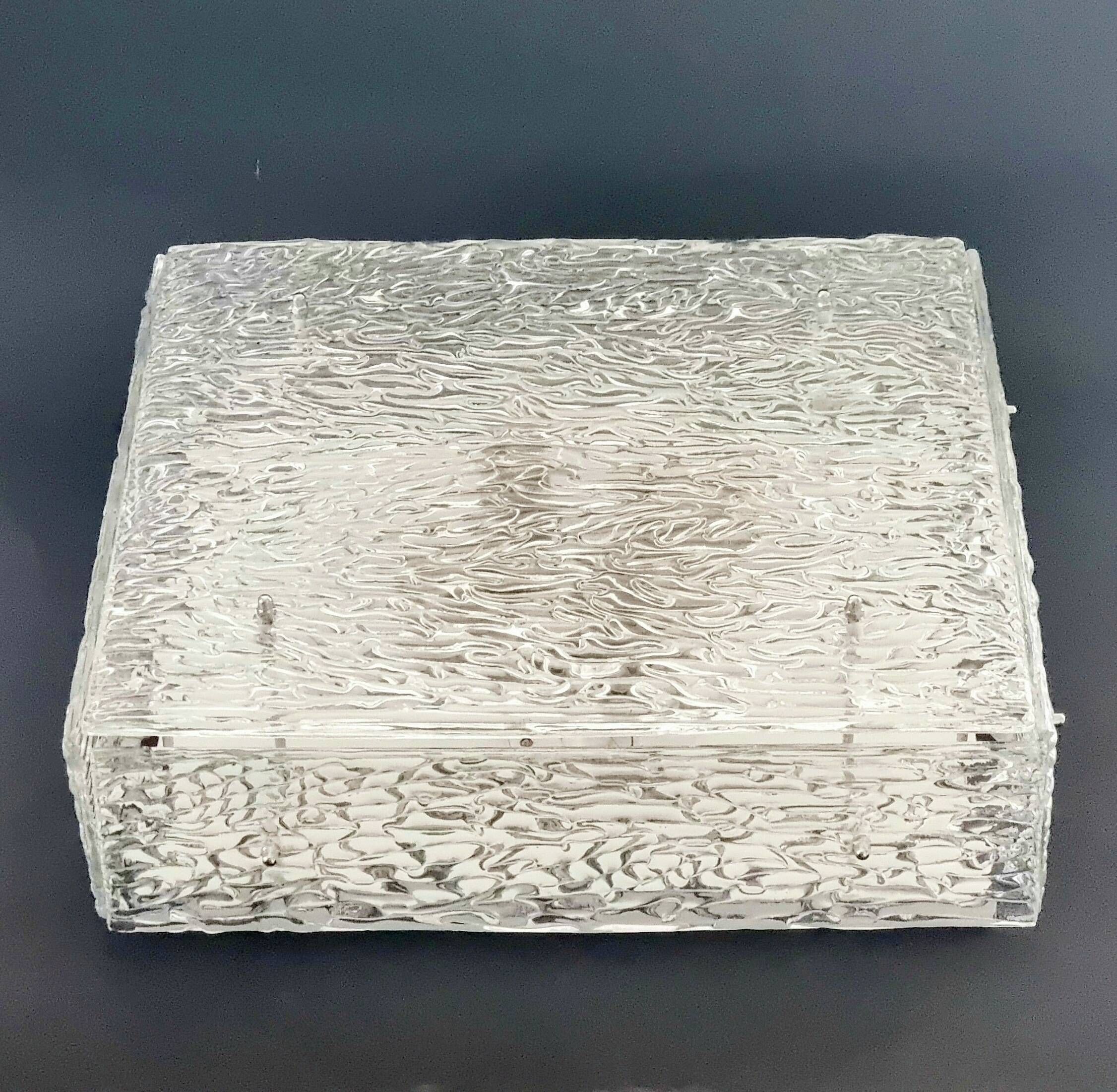 XL Mid-Century Murano Glass Ceiling Light by Kalmar, Austria, 1960s