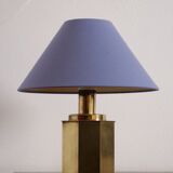 Octagonal brass lamp