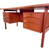 Vintage desk model 75 by Niels Clausen in teak - NC Møbler, Denmark 1960s