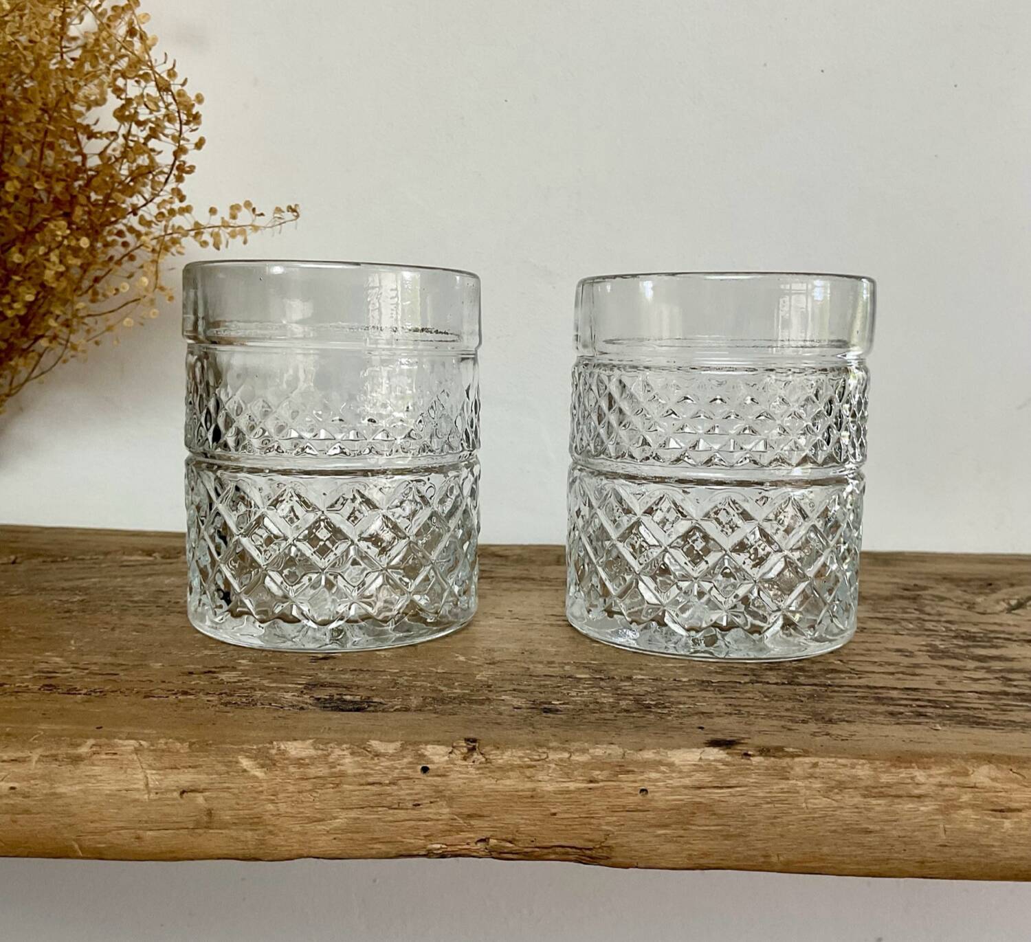 4 verres à whisky vintage 