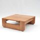 Table basse en orme par la Maison Regain, 1960