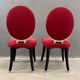 Pair of medallion chairs, Funny Valentine model, by Jean-Charles de Castelbajac, 20th century