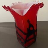 Vase en verre soufflé