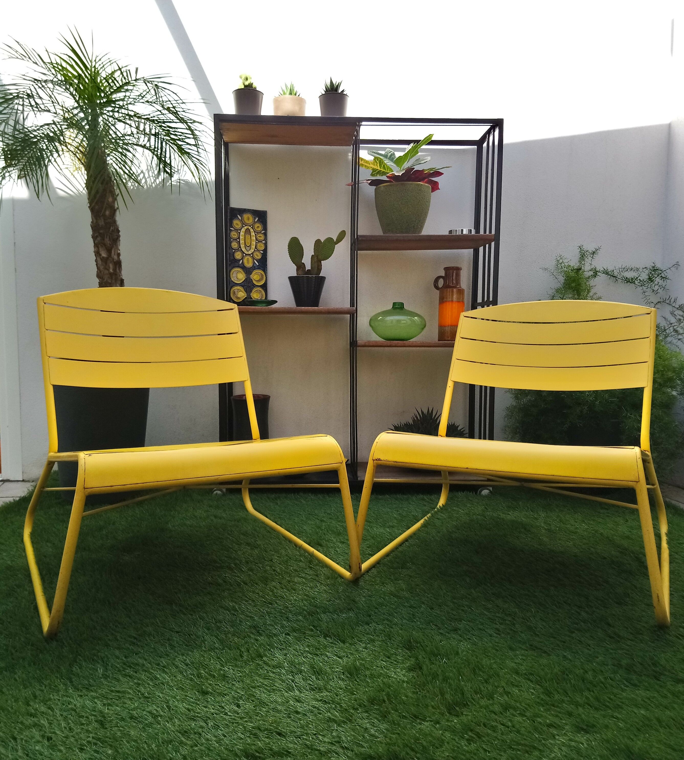 Pair of vintage garden drivers