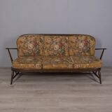 VINTAGE WOODEN SOFA FROM THE 1960S DESIGNED BY L. ERCOLANI FOR ERCOL