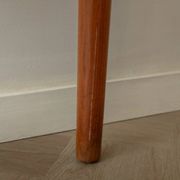 Table à manger extensible en teck moderne danois modèle 24 par Ansager Møbler années 1960.
