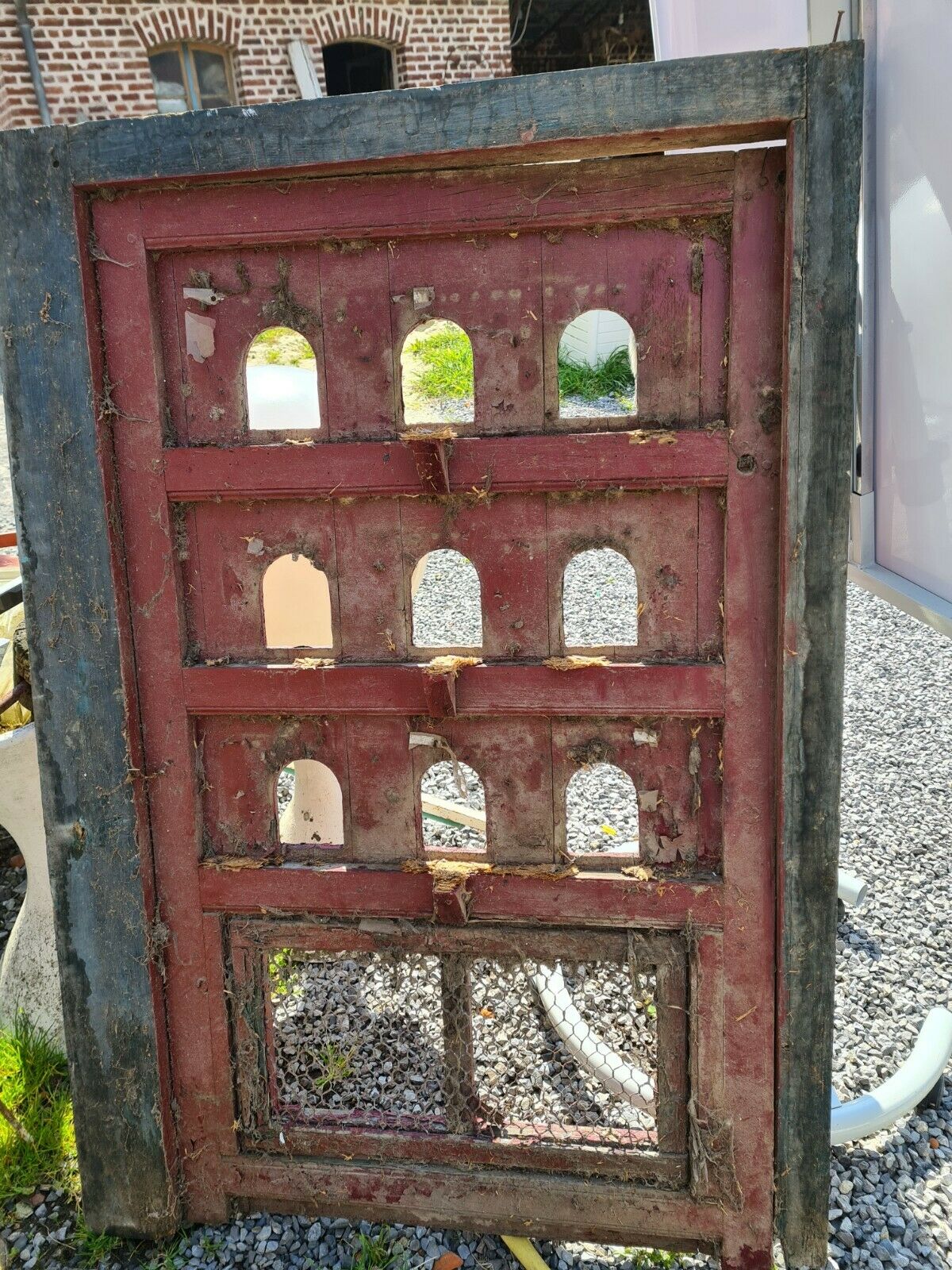 Old dovecote door