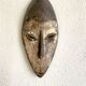African mask, Fang tribe, wood and kaolin