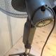 Anthracite grey fan on foot tripods 70/80