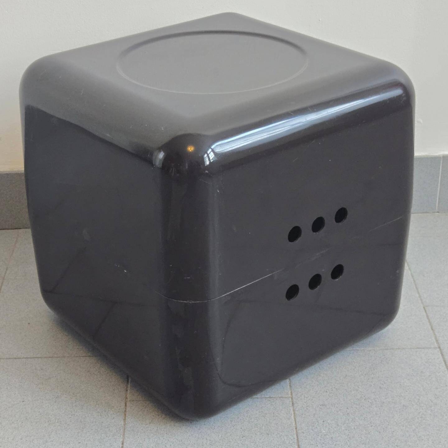 VINTAGE 1970 CUBE BAR BY JEAN GARCON FOR FORMAG 70S SPACE AGE PLASTIC NO