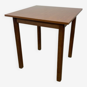 Table vintage carrée en bois France