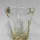 Vintage vase of thick glass Daum Nancy