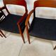 Danish teak model 56 chairs by Niels O. Møller for J.L. Møllers, 1954, set of 4