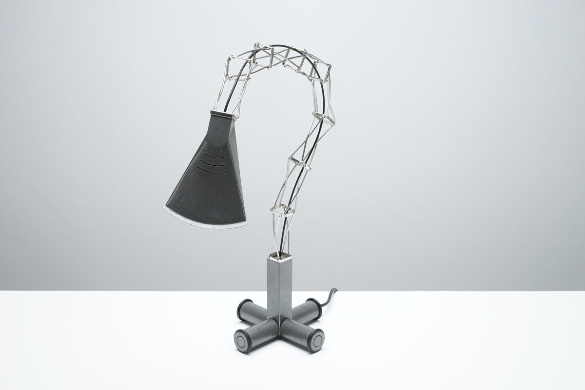 Yaacov Kaufman lamp Multi X editions Lumina circa 1980