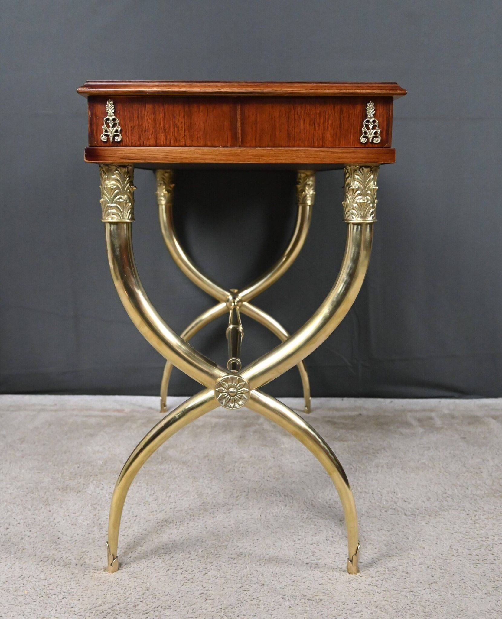 Console en placage d’acajou, style Empire – 1re partie XXe