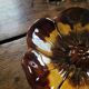 Vintage enamelled ceramic “flower” pocket emptier from the 60s/70s