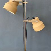 Lampadaire beige Dijkstra de style Space Age du milieu du siècle