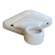Antique wall candle holder in white porcelain