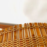 Wicker ceiling lamp