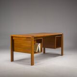 Mid-Century Teak Freestanding Desk from GV Møbler, 1960s