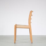 1970s Oak wooden dining set by Moller, Denmark