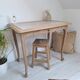Bureau ancien de style Louis XV esprit campagne chic