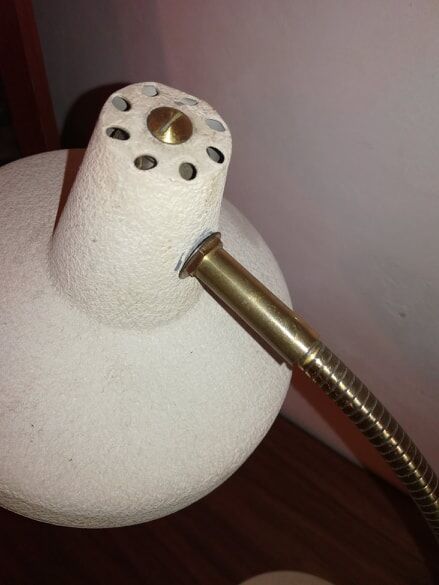 Brass table lamp