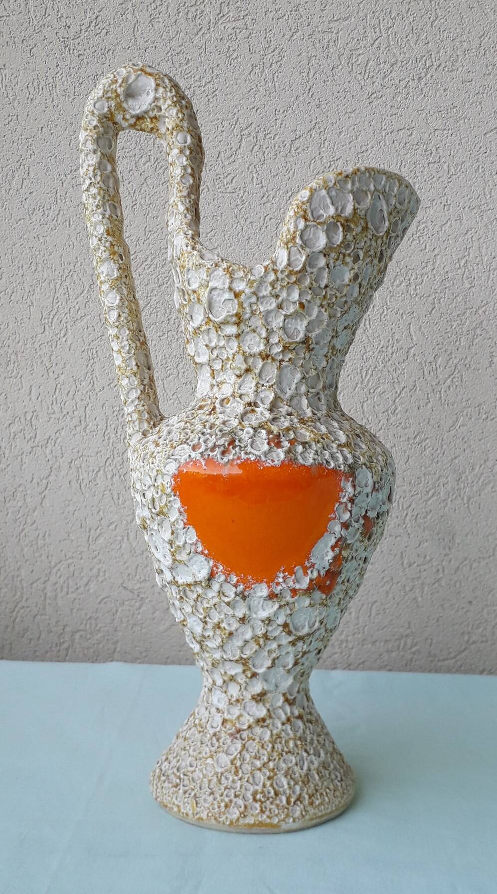 Ceramic pitcher vase