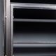 Striking 20thc italian ebonised etageres with open back & storage c.1970