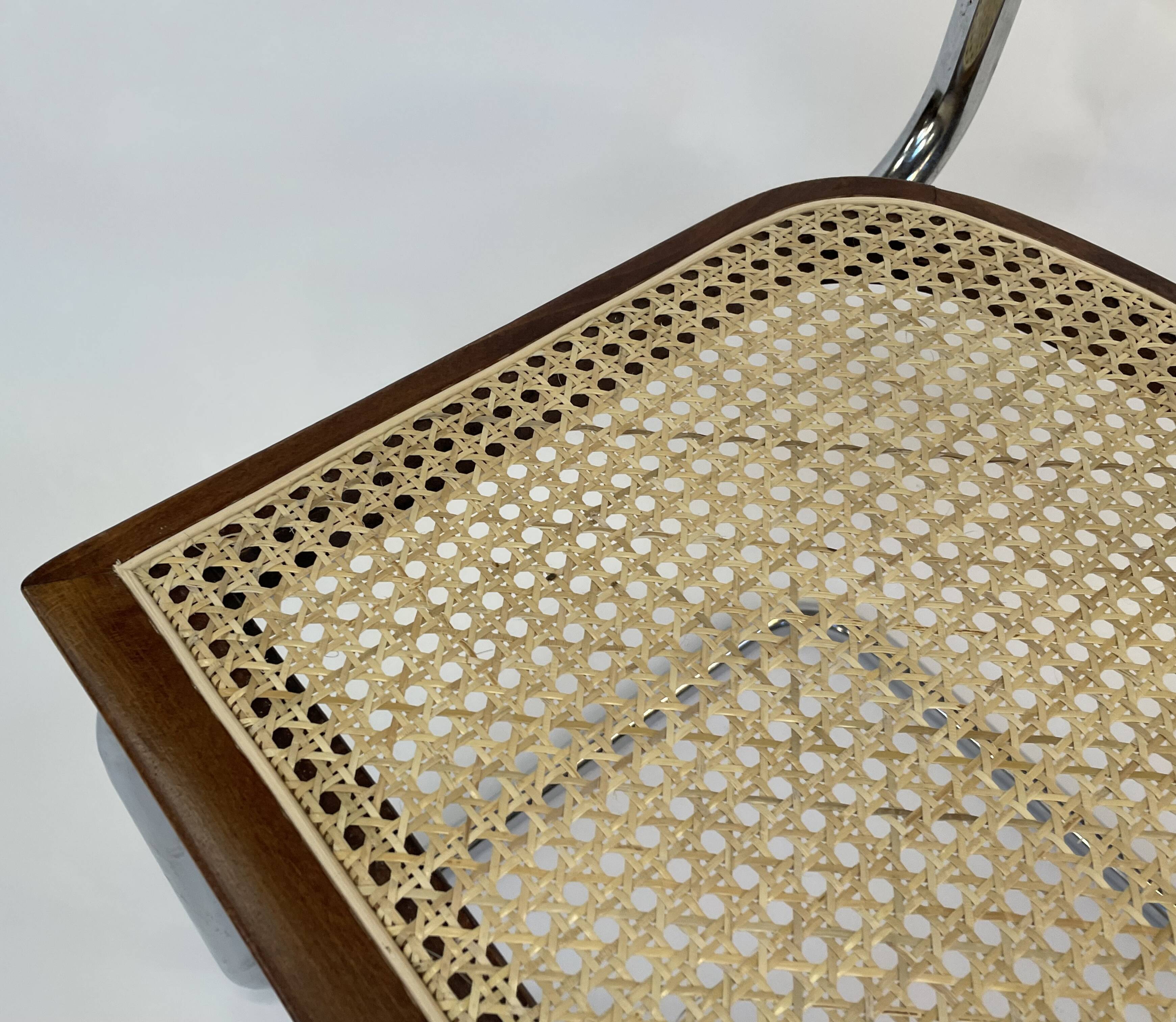 Chaise Cesca modèle b32 de Marcel Breuer